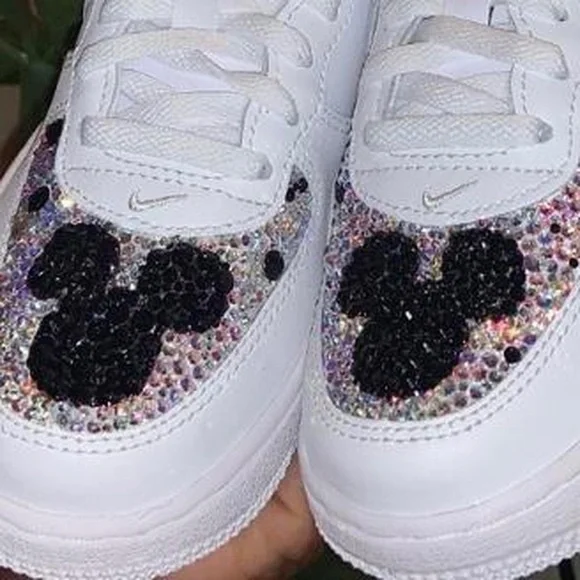 Swarovski Customized Nike AF1 Mickey Mouse